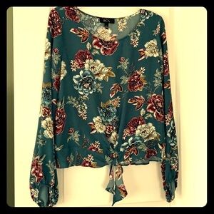 6 for $25 BCX TOP BLOUSE floral